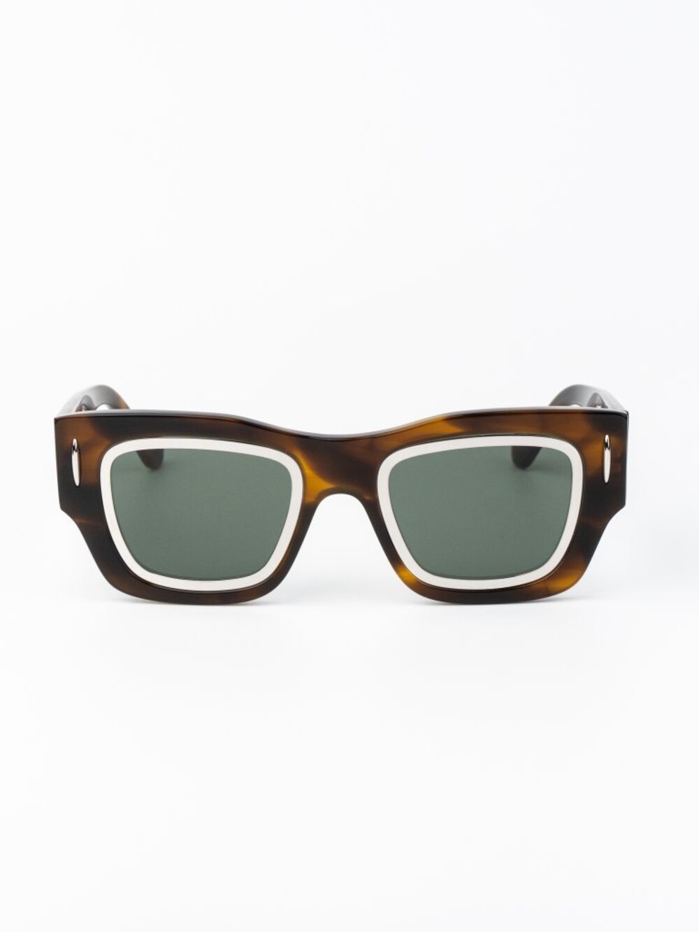 Loewe Men Sunglasses Havana Green Square LW40168I 52N NEW AUTHENTIC - Picture 3 of 11